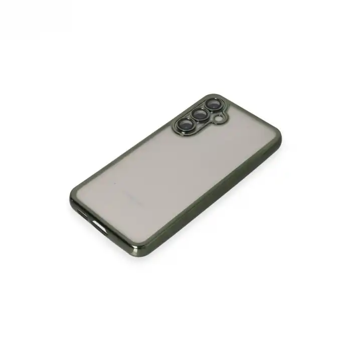 Samsung Galaxy S23 Fe Kılıf Razer Lensli Silikon - Yeşil