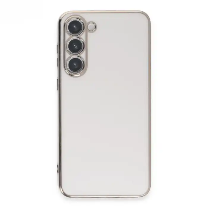 Samsung Galaxy S23 Kılıf Volet Silikon - Beyaz