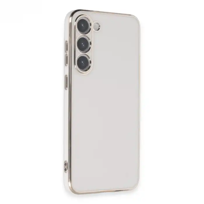 Samsung Galaxy S23 Kılıf Volet Silikon - Beyaz