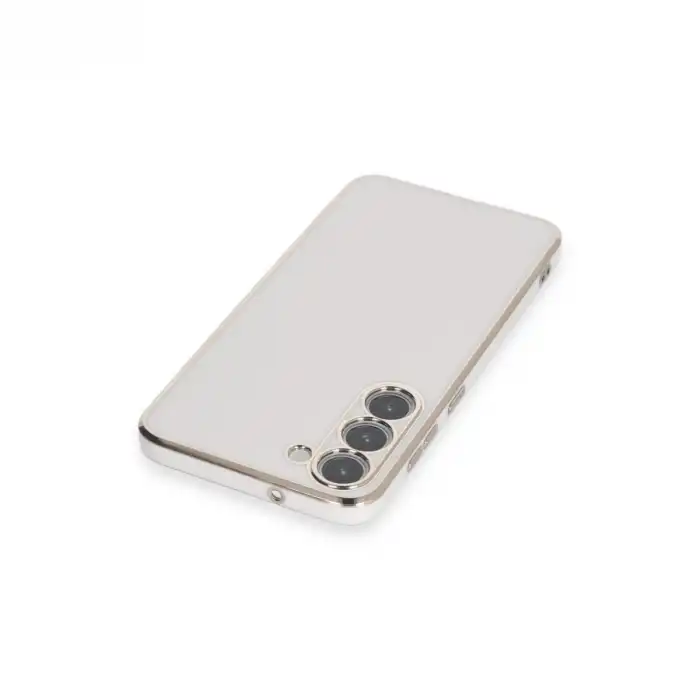 Samsung Galaxy S23 Kılıf Volet Silikon - Beyaz