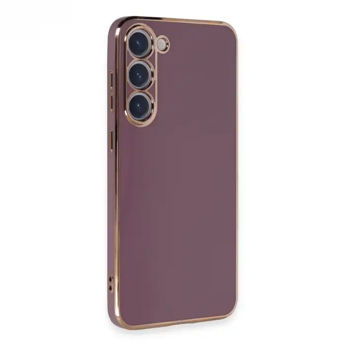 Samsung Galaxy S23 Kılıf Volet Silikon - Mor