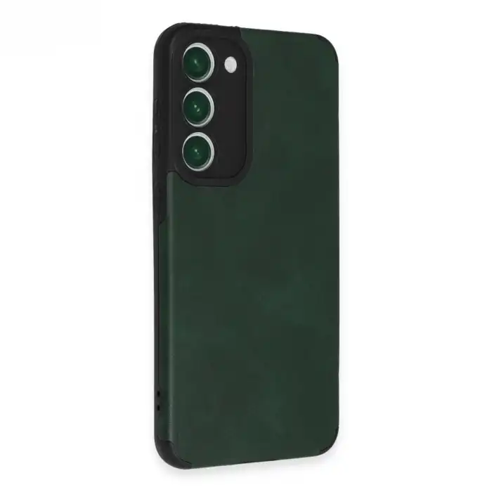 Samsung Galaxy S23 Plus Kılıf Loop Deri Silikon - Yeşil