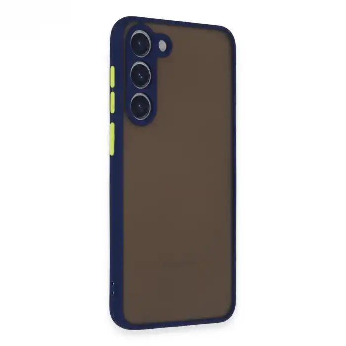 Samsung Galaxy S23 Plus Kılıf Montreal Silikon Kapak - Lacivert