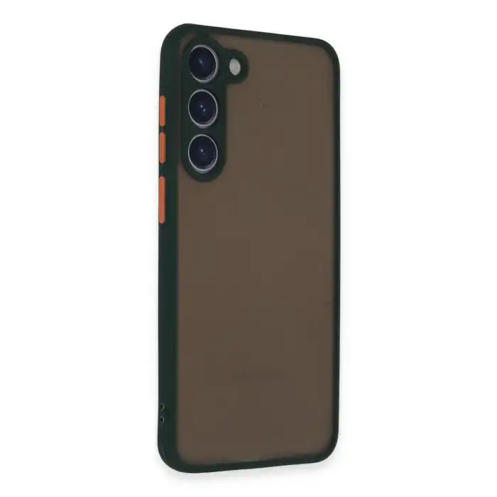 Samsung Galaxy S23 Plus Kılıf Montreal Silikon Kapak - Yeşil