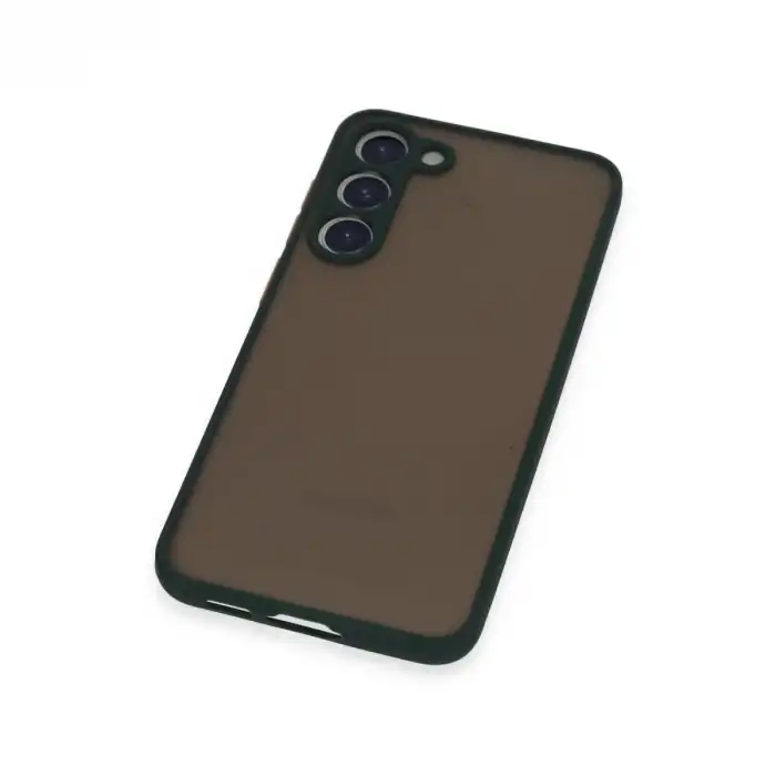 Samsung Galaxy S23 Plus Kılıf Montreal Silikon Kapak - Yeşil