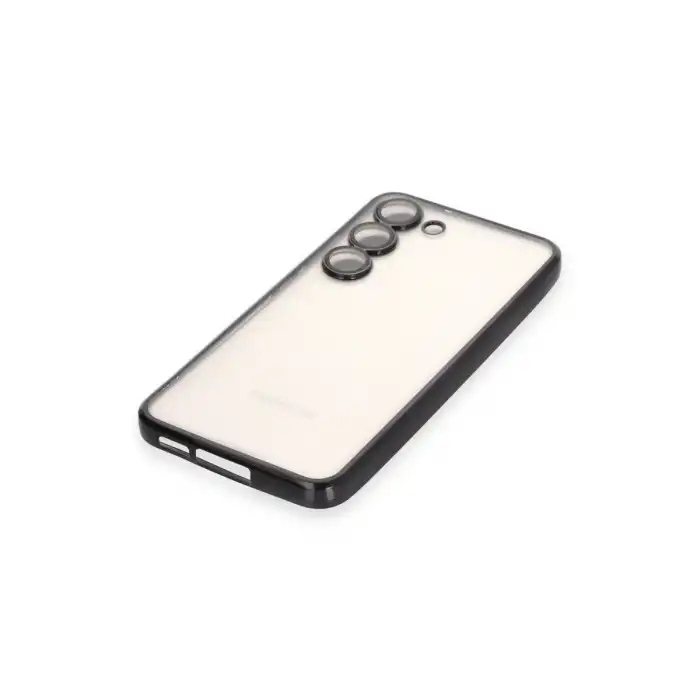 Samsung Galaxy S23 Plus Kılıf Razer Lensli Silikon - Siyah