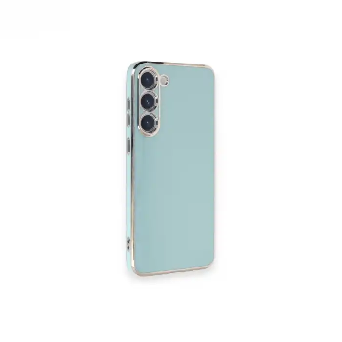 Samsung Galaxy S23 Plus Kılıf Volet Silikon - Açık Yeşil