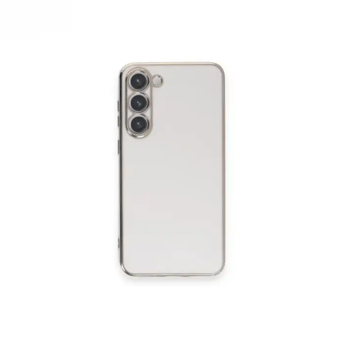 Samsung Galaxy S23 Plus Kılıf Volet Silikon - Beyaz
