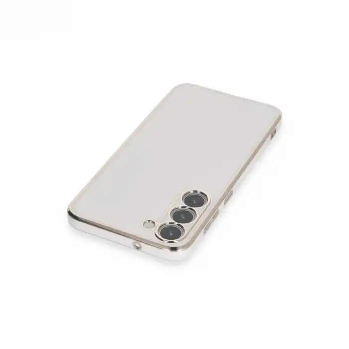 Samsung Galaxy S23 Plus Kılıf Volet Silikon - Beyaz