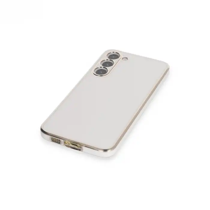 Samsung Galaxy S23 Plus Kılıf Volet Silikon - Beyaz