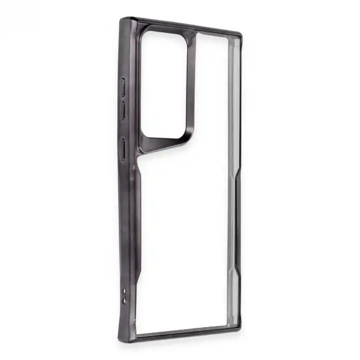 Samsung Galaxy S23 Ultra Kılıf Boyi Silikon Kapak - Siyah