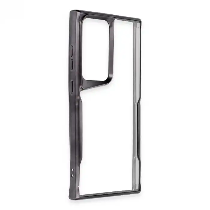 Samsung Galaxy S23 Ultra Kılıf Boyi Silikon Kapak - Siyah