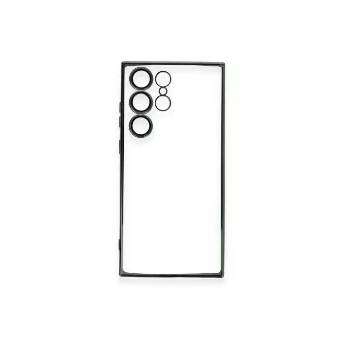 Samsung Galaxy S23 Ultra Kılıf Razer Lensli Silikon - Yeşil
