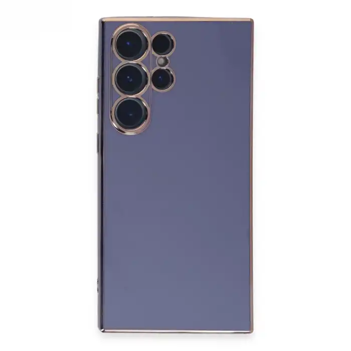 Samsung Galaxy S23 Ultra Kılıf Volet Silikon - Mavi