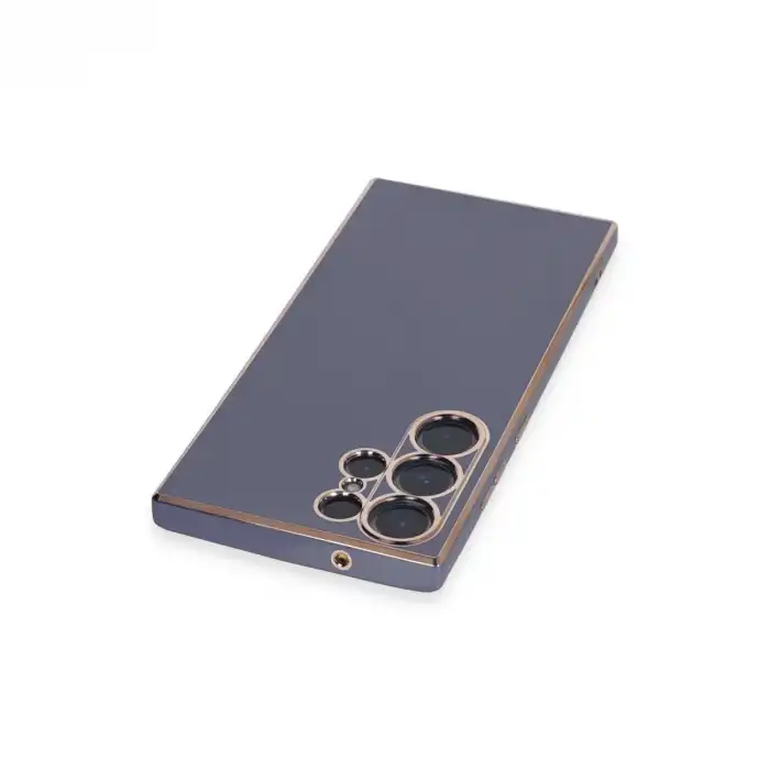 Samsung Galaxy S23 Ultra Kılıf Volet Silikon - Mavi