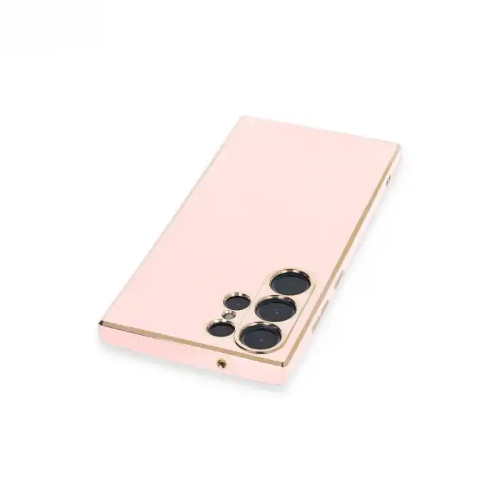 Samsung Galaxy S23 Ultra Kılıf Volet Silikon - Pembe