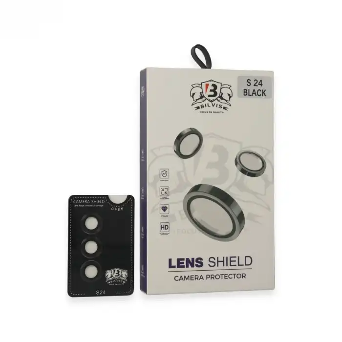 Samsung Galaxy S24 Bilvis Titan Kamera Lens - Siyah