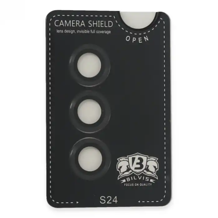 Samsung Galaxy S24 Bilvis Titan Kamera Lens - Siyah