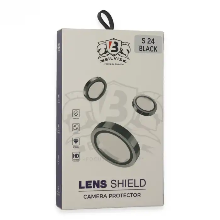 Samsung Galaxy S24 Bilvis Titan Kamera Lens - Siyah