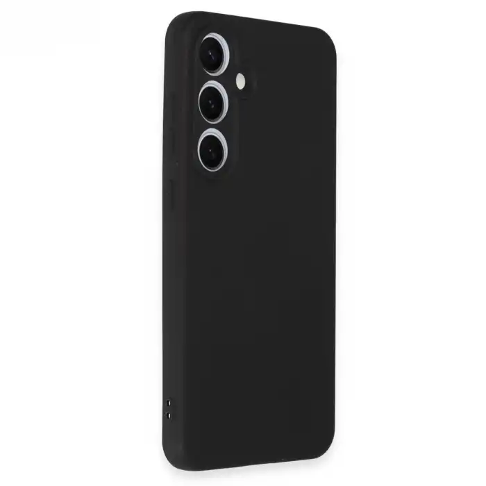 Samsung Galaxy S24 Fe Kılıf Nano İçi Kadife Silikon - Siyah