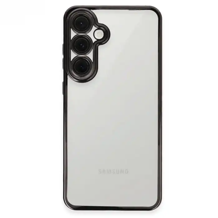 Samsung Galaxy S24 Fe Kılıf Razer Lensli Silikon - Siyah