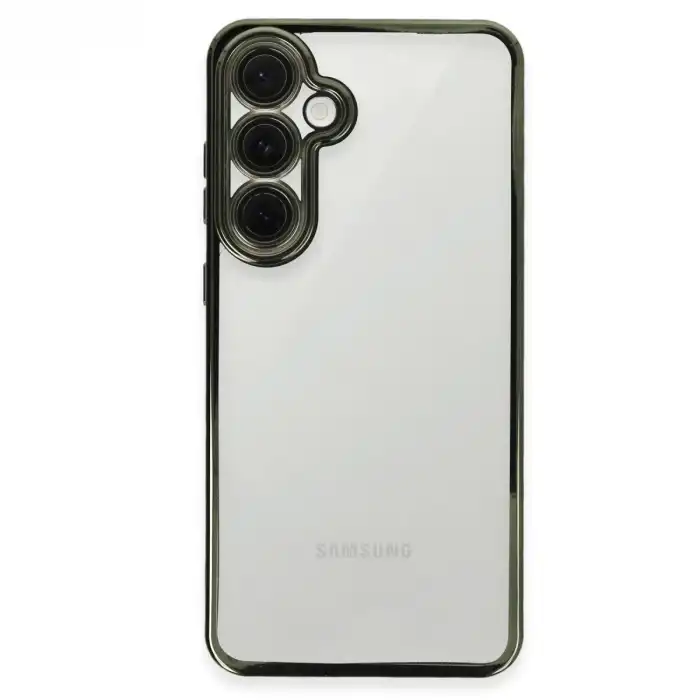 Samsung Galaxy S24 Fe Kılıf Razer Lensli Silikon - Yeşil