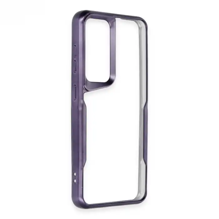 Samsung Galaxy S24 Kılıf Boyi Silikon Kapak - Derin Mor