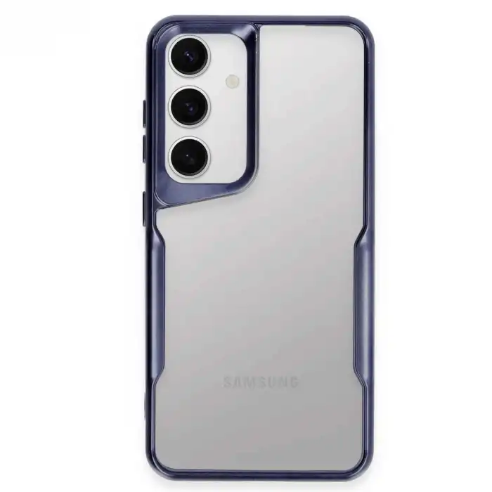 Samsung Galaxy S24 Kılıf Boyi Silikon Kapak - Lacivert