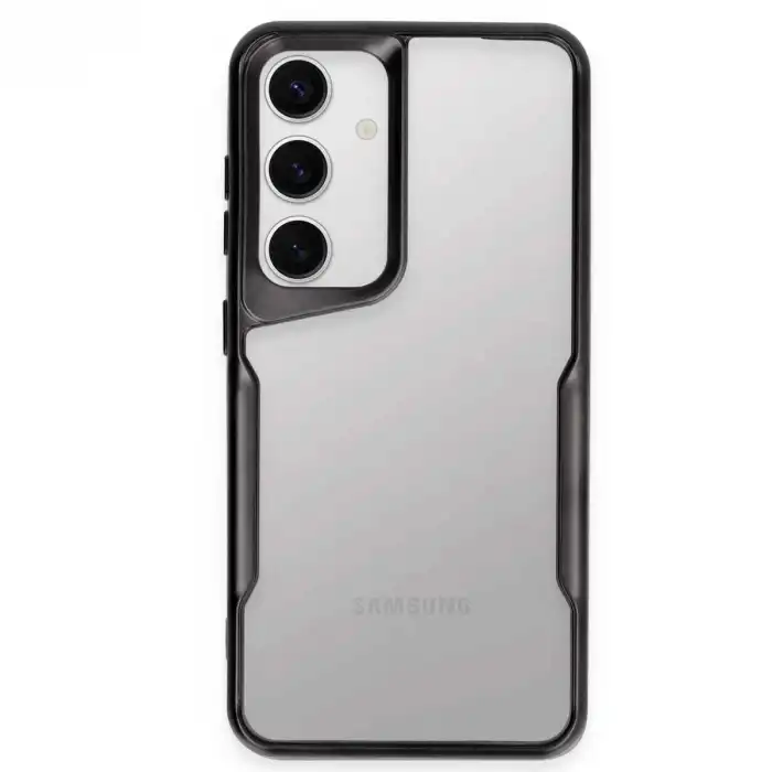 Samsung Galaxy S24 Kılıf Boyi Silikon Kapak - Siyah