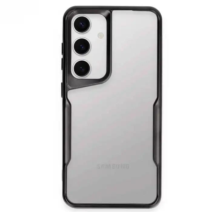Samsung Galaxy S24 Kılıf Boyi Silikon Kapak - Siyah