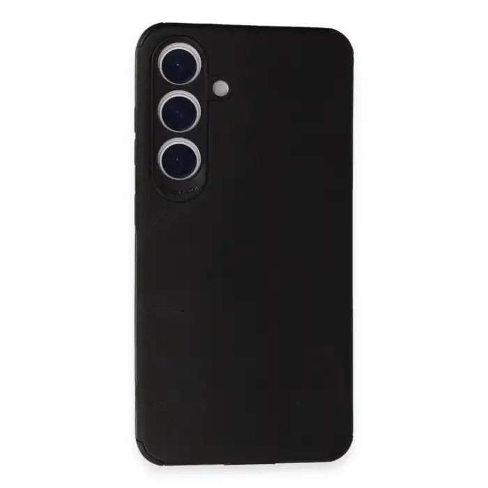 Samsung Galaxy S24 Kılıf Loop Deri Silikon - Siyah