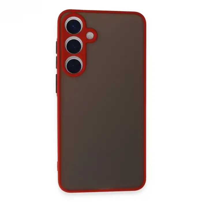 Samsung Galaxy S24 Kılıf Montreal Silikon Kapak - Kırmızı