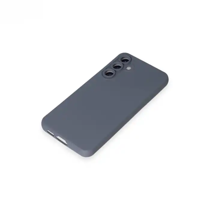Samsung Galaxy S24 Kılıf Nano İçi Kadife Silikon - Gri