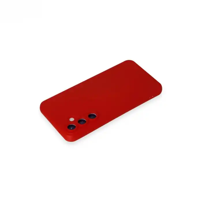 Samsung Galaxy S24 Kılıf Nano İçi Kadife Silikon - Kırmızı
