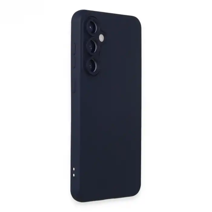 Samsung Galaxy S24 Kılıf Nano İçi Kadife Silikon - Lacivert