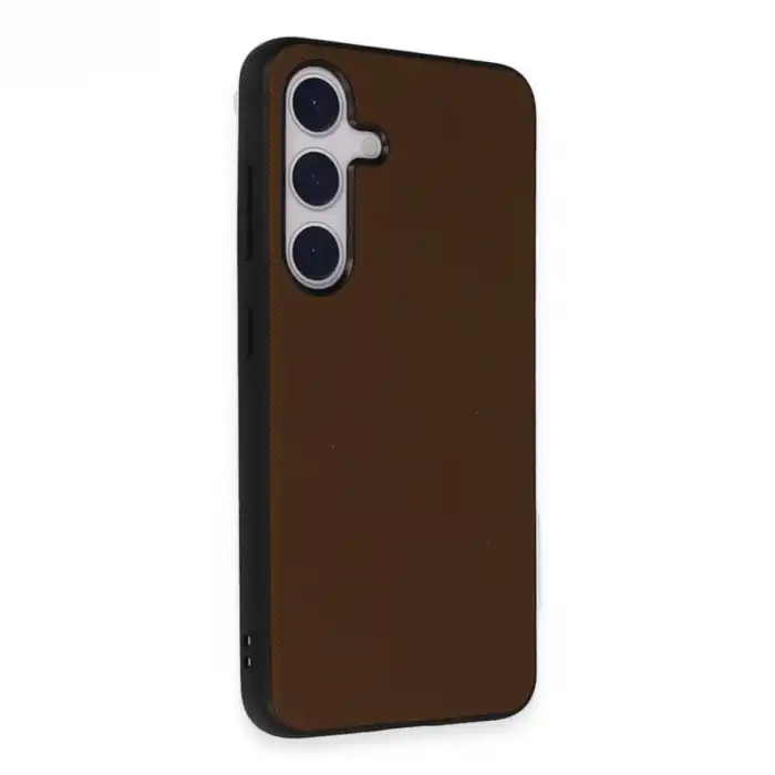 Samsung Galaxy S24 Kılıf Taft Kapak - Kahverengi