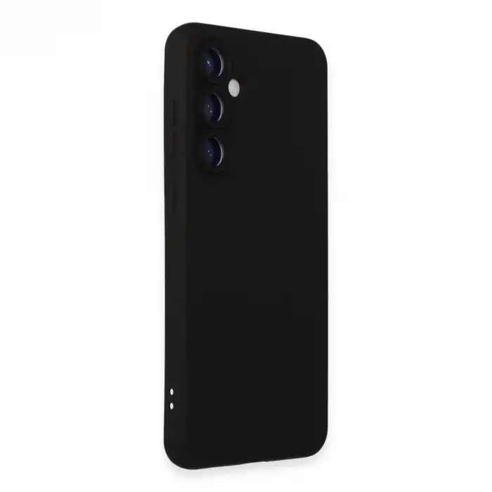 Samsung Galaxy S24 Plus Kılıf Nano İçi Kadife Silikon - Siyah
