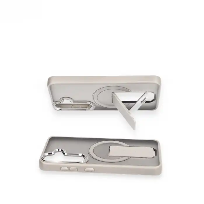 Samsung Galaxy S24 Tork Magsafe Standlı Kapak - Lacivert
