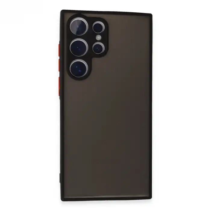 Samsung Galaxy S24 Ultra Kılıf Montreal Silikon Kapak - Siyah