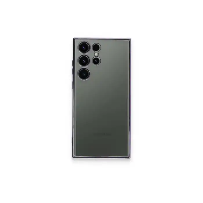 Samsung Galaxy S24 Ultra Kılıf Razer Lensli Silikon - Siyah