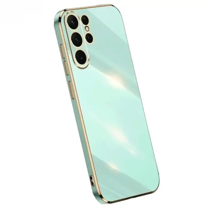 Samsung Galaxy S24 Ultra Kılıf Volet Silikon - Açık Yeşil