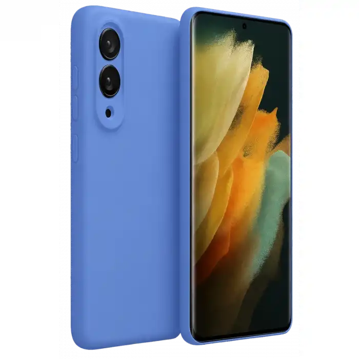 Samsung Galaxy S25 Edge First Silikon - Mavi