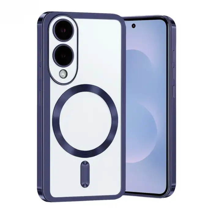 Samsung Galaxy S25 Edge Kross Magneticsafe Kapak - Lacivert