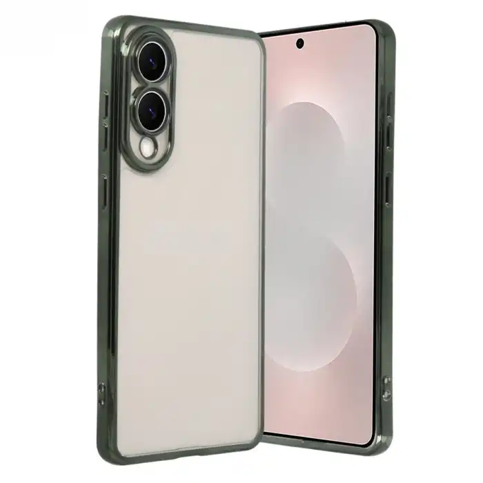 Samsung Galaxy S25 Edge Razer Lensli Silikon - Yeşil