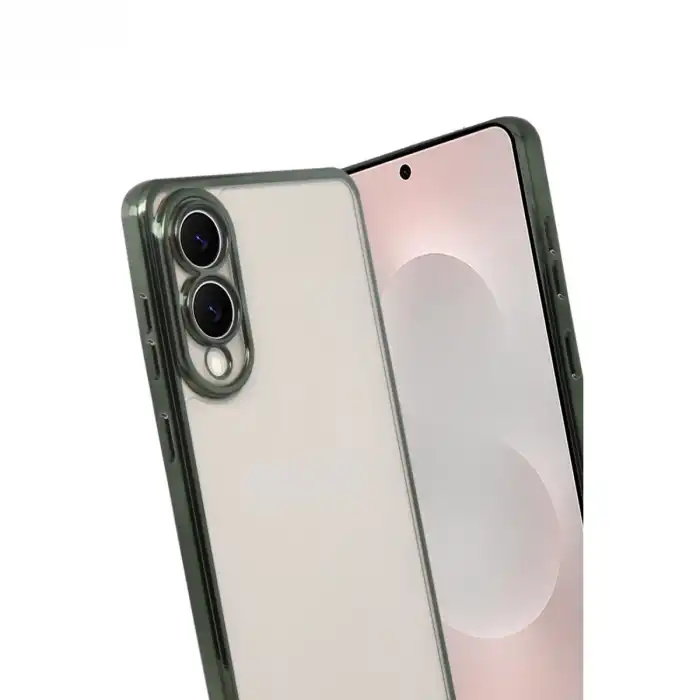 Samsung Galaxy S25 Edge Razer Lensli Silikon - Yeşil