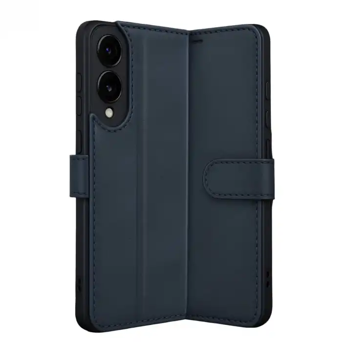 Samsung Galaxy S25 Edge Trend S Plus Kapaklı Kılıf - Lacivert