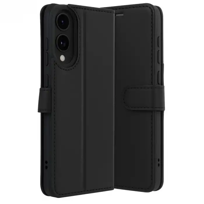 Samsung Galaxy S25 Edge Trend S Plus Kapaklı Kılıf - Siyah