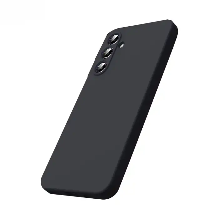 Samsung Galaxy S25 Fe Nano İçi Kadife Silikon - Siyah