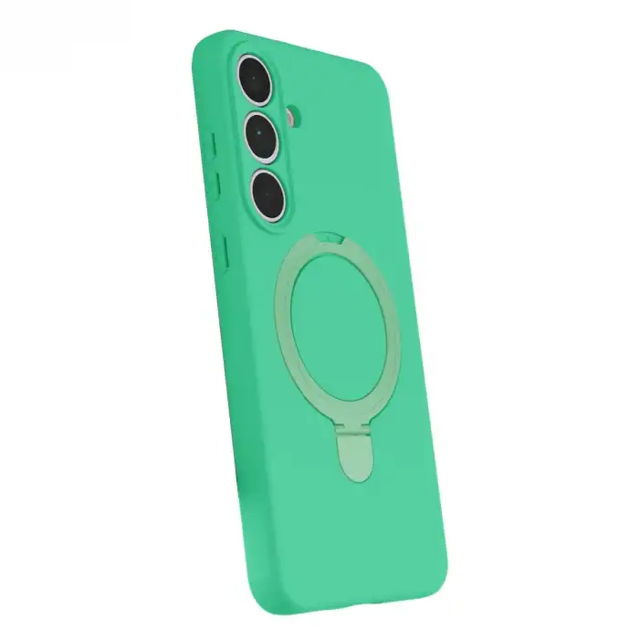 Samsung Galaxy S25 Fe Regal Magsafe Standlı Kapak - Yeşil