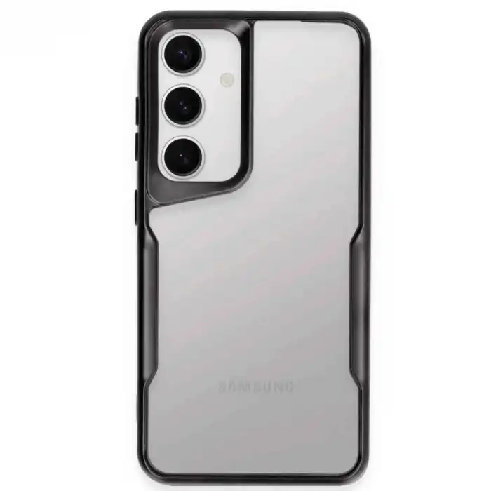 Samsung Galaxy S25 Kılıf Boyi Silikon Kapak - Siyah